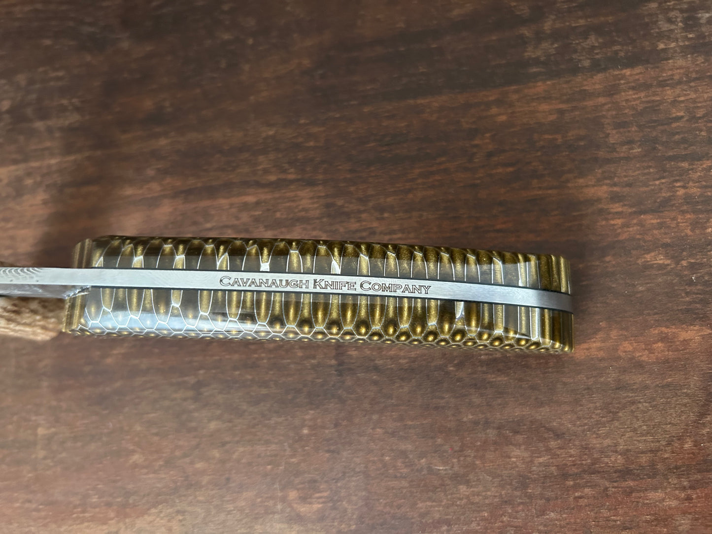 Custom Damascus Honeycomb