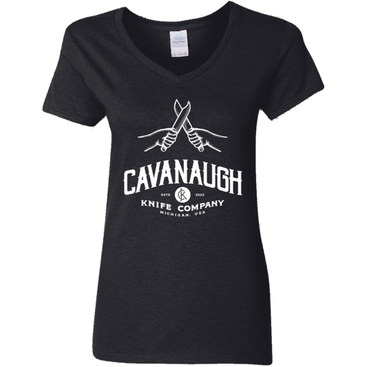 CKC Knives Ladies' 5.3 oz. V-Neck T-Shirt