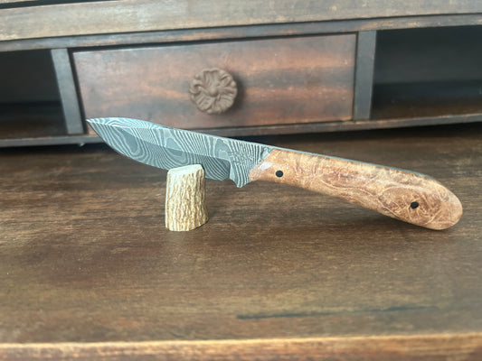 Custom Damascus Big Leaf Maple