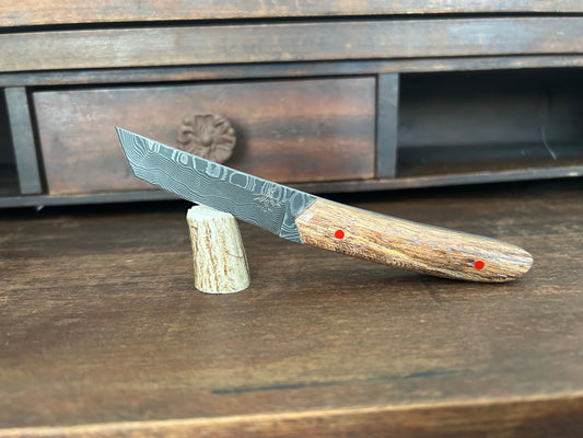 Custom Damascus Tanto